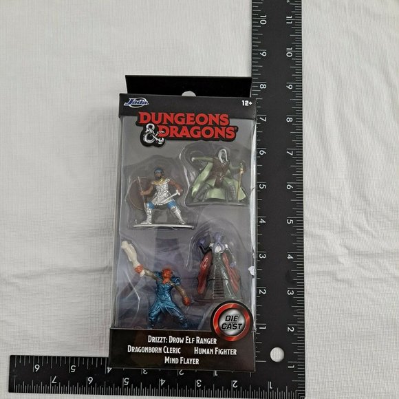 Dungeons & Dragons Die Cast Jada Collectibles Toy Figures Set of 4 - Picture 10 of 12